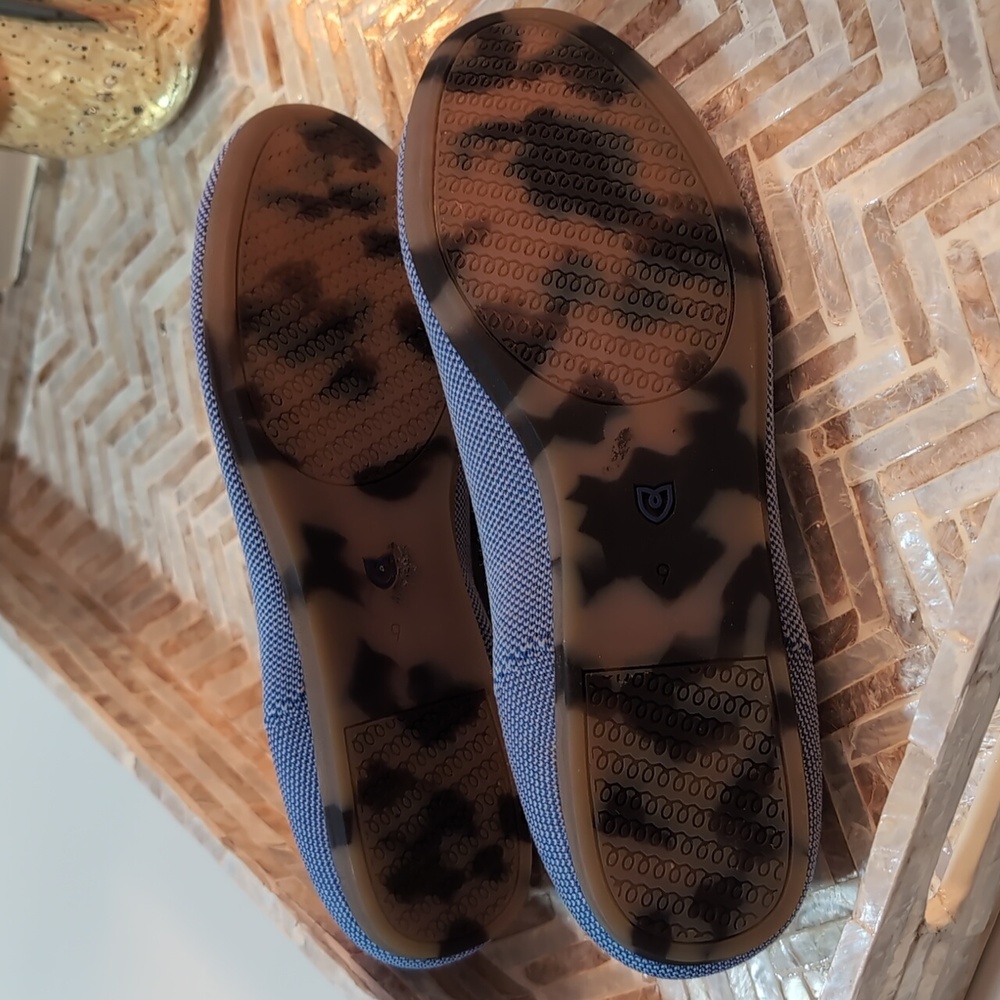 Rothys Light Blue Loafers Women Size 9 Washable Sustainable - Picture 3 of 10